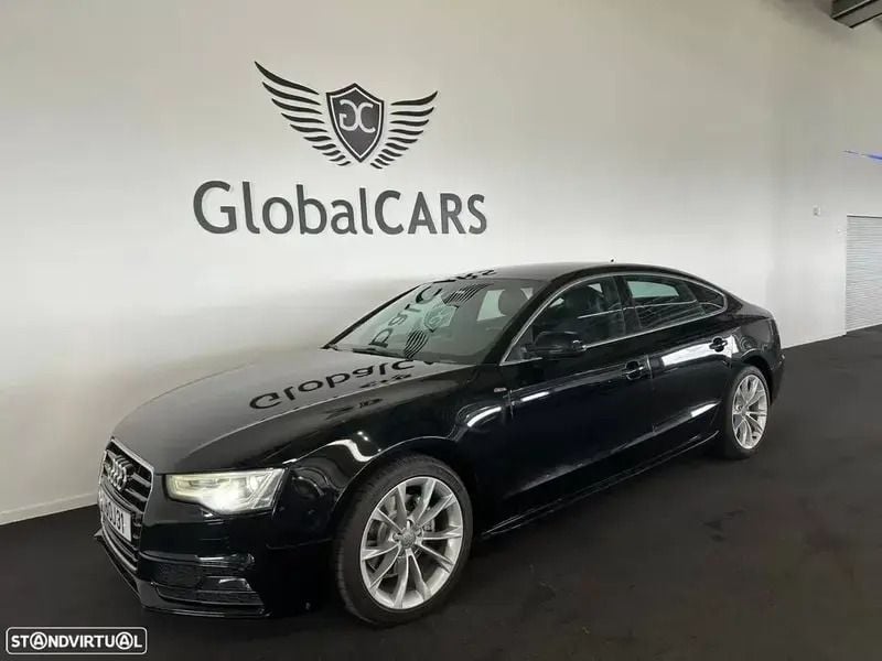 Preto Usado 2014 Audi A5 Sportback S-Line Citadino | € 16.890 (Preço justo) - Imagem 1/4