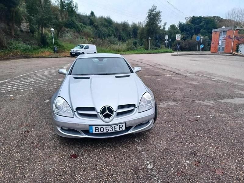 Usado Mercedes SLK200 163 HP (119 kW) 2005 Cinzento Cabrios