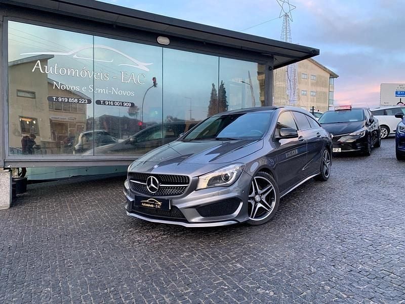 Cinza Usado 2016 Mercedes CLA180 AMG line Sedan | € 17.900 (Bom preço) - Imagem 1/4