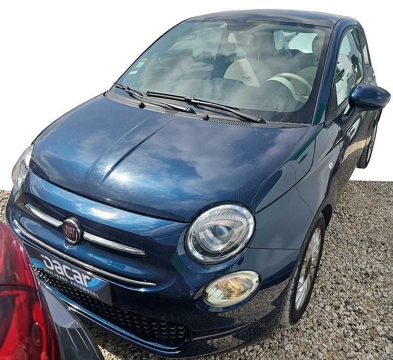 Azul Usado 2020 Fiat 500 Lounge Citadino | € 9.899 (Super Preço) - Imagem 1/4