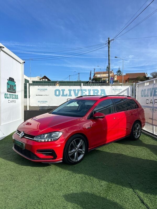Vermelho Usado 2020 VW Golf VII R-line Carrinha | € 16.000 (Preço justo) - Imagem 1/4