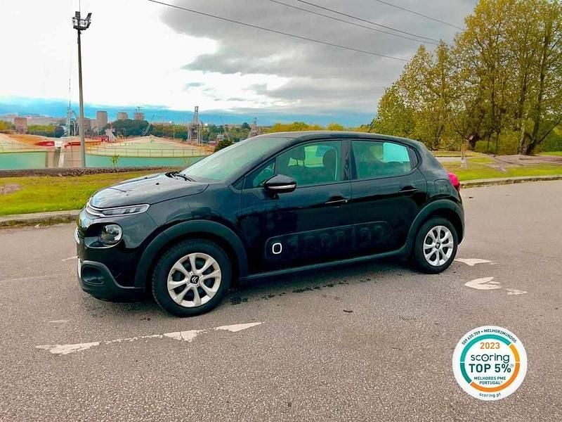 Cinza Usado 2020 Citroën C3 Feel Citadino | € 11.750 (Preço justo) - Imagem 1/3