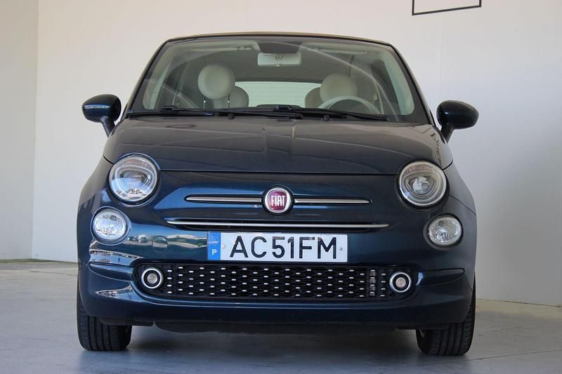 Azul Usado 2020 Fiat 500C Lounge Cabrios | € 15.800 (Preço justo) - Imagem 1/4
