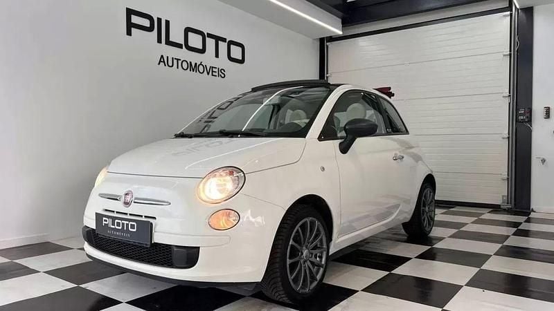 Branco Usado 2014 Fiat 500C Lounge Cabrios | € 9.490 (Preço justo) - Imagem 1/4