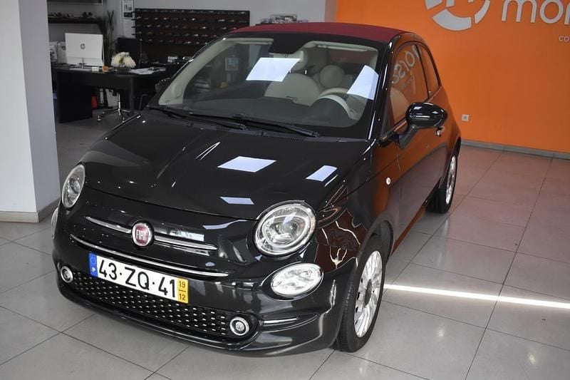 Usado Fiat 500C Lounge 69 HP (50 kW) 2019 Preto Cabrios