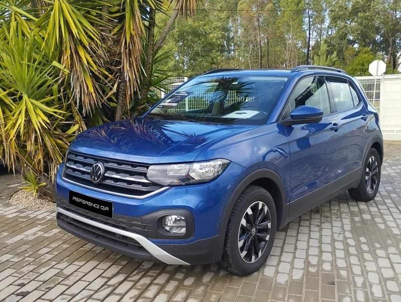Azul Usado 2022 VW T-Cross SUV | € 18.990 (Preço justo) - Imagem 1/4