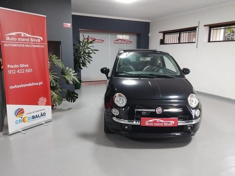 Usado Fiat 500C Lounge 69 HP (50 kW) 2012 Preto Cabrios