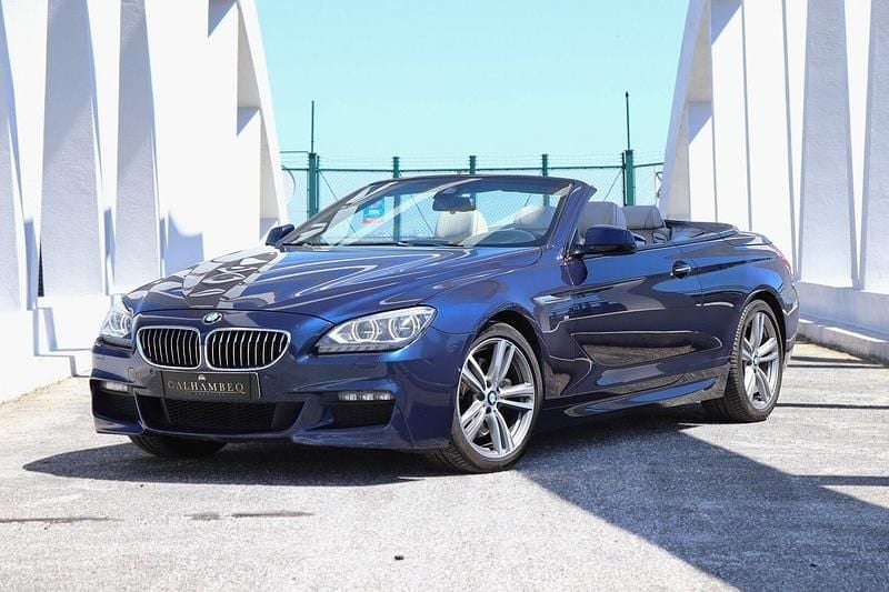 Azul Usado 2013 BMW 640 Cabriolet M Sport Cabrios | € 30.990 - Imagem 1/4