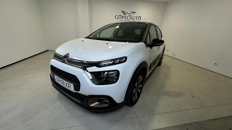 Branco Usado 2022 Citroën C3 PureTech Citadino | € 17.990 (Caro) - Imagem 1/4