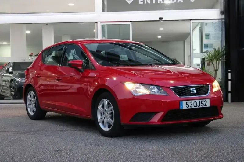 Vermelho Usado 2013 Seat Leon Ecomotive Citadino | € 10.900 (Bom preço) - Imagem 1/4