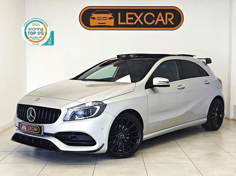 Usado Mercedes A180 AMG line 109 HP (80 kW) 2014 Cinzento