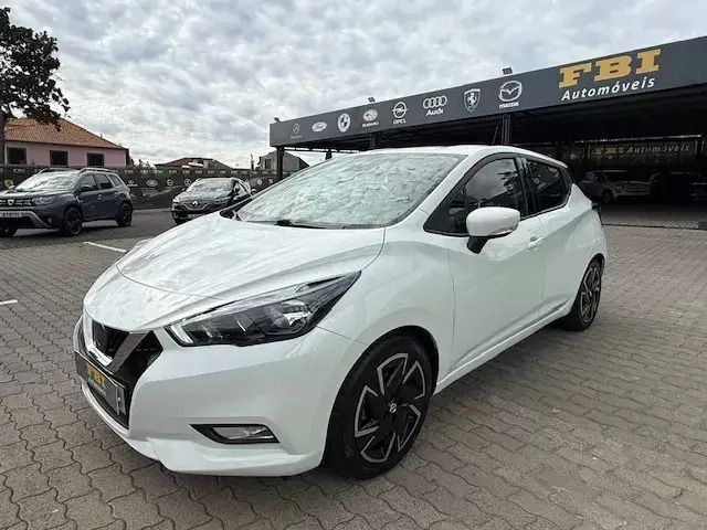 Branco Usado 2021 Nissan Micra Acenta Citadino | € 15.900 (Preço justo) - Imagem 1/4