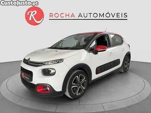 Branco Usado 2017 Citroën C3 Feel Citadino | € 9.499 (Preço justo) - Imagem 1/1