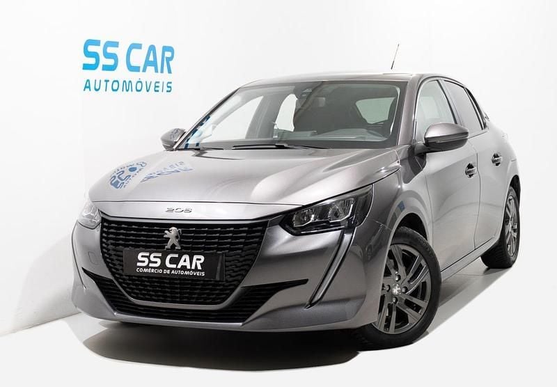 Cinzento Usado 2021 Peugeot 208 Citadino | € 14.690 (Preço justo) - Imagem 1/4