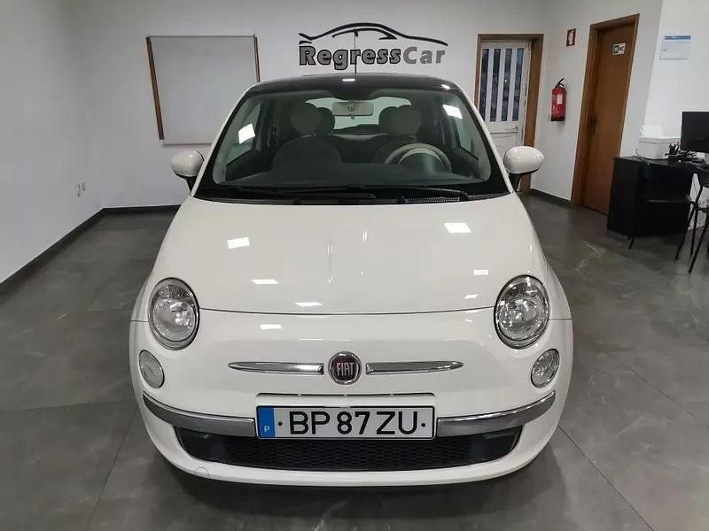 Branco Usado 2009 Fiat 500 Lounge Citadino | € 6.650 (Preço elevado) - Imagem 1/4