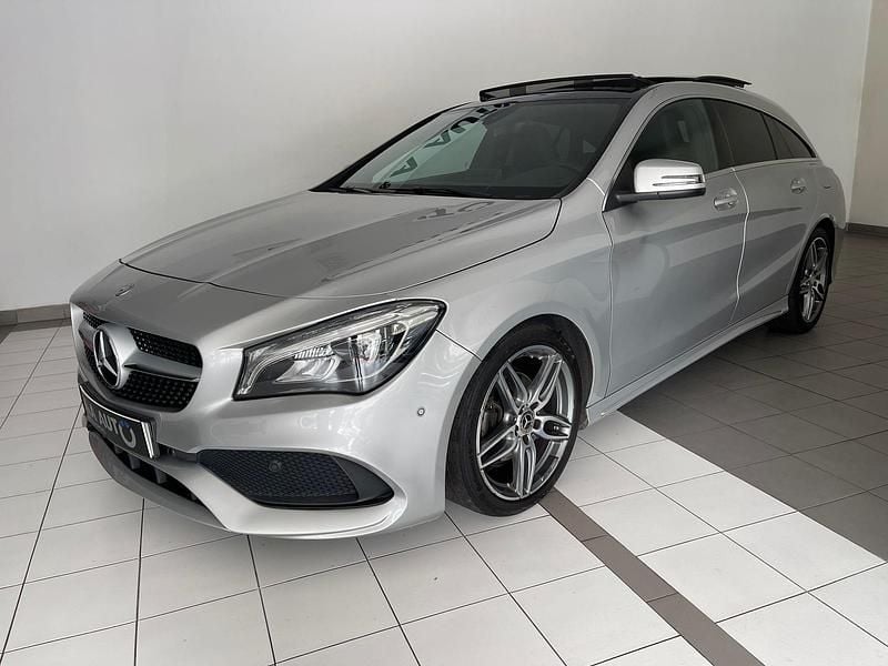 Cinza Usado 2017 Mercedes CLA180 AMG line Sedan | € 19.750 (Preço justo) - Imagem 1/4