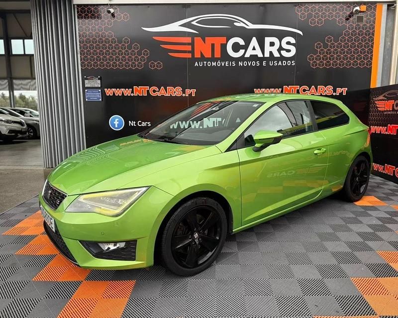 Verde Usado 2014 Seat Leon SC FR Citadino | € 14.900 - Imagem 1/4