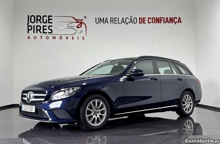 Azul Usado 2020 Mercedes C200 Business Carrinha | € 25.990 (Bom preço) - Imagem 1/1