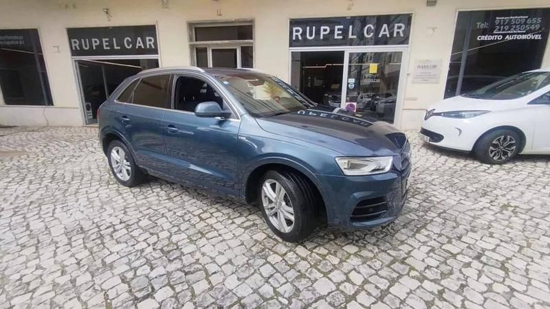 Usado Audi Q3 S-Line 150 HP (110 kW) 2016 Cinza escuro SUV