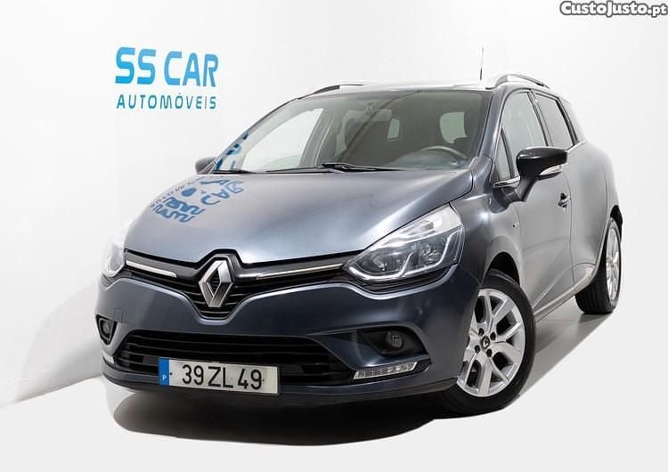 Cinza Usado 2019 Renault Clio GrandTour LIMITED Carrinha | € 10.750 (Bom preço) - Imagem 1/1