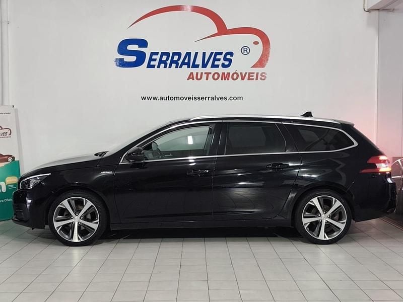 Usado Peugeot 308 SW 120 HP (88 kW) 2018 Preto Carrinha