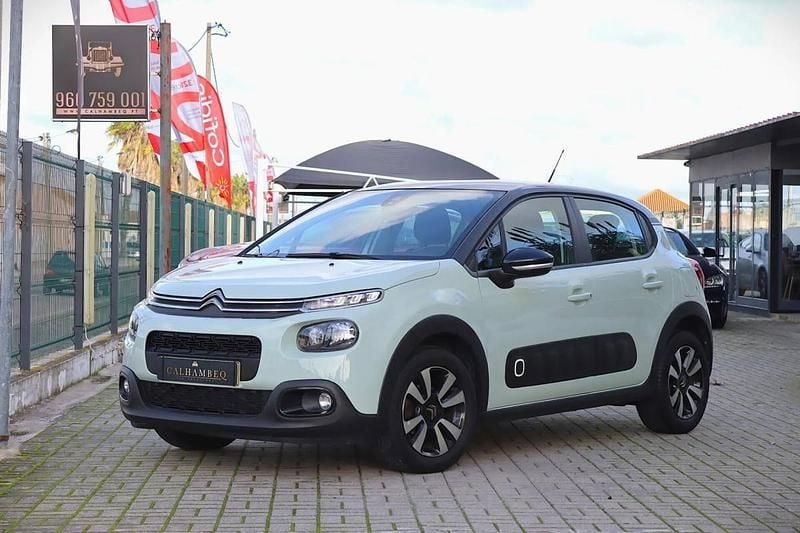 Verde Usado 2020 Citroën C3 | € 11.990 (Preço justo) - Imagem 1/4