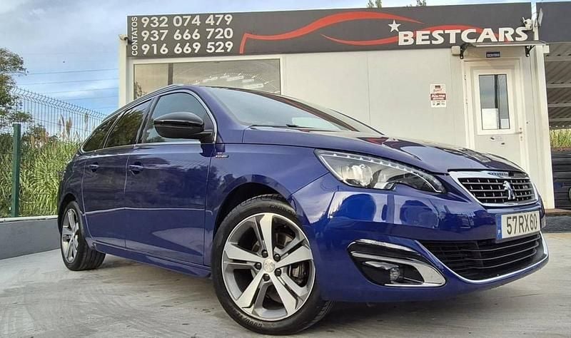 Azul Usado 2016 Peugeot 308 Carrinha | € 13.900 (Caro) - Imagem 1/4