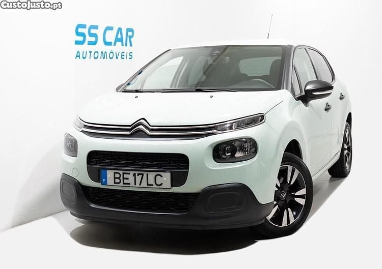 Verde Usado 2018 Citroën C3 Feel Citadino | € 7.990 (Super Preço) - Imagem 1/1