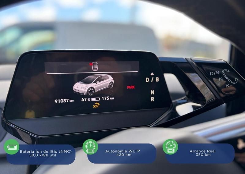 Usado VW ID.3 Pro 150 kW (204 HP) 2021 Branco Citadino