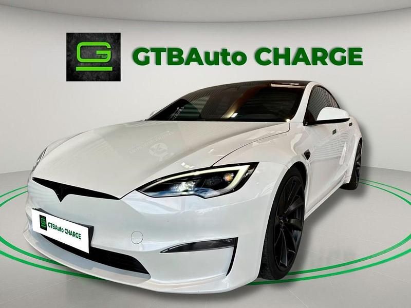 Branco Usado 2023 Tesla Model S Long Range Sedan | € 71.999 - Imagem 1/4
