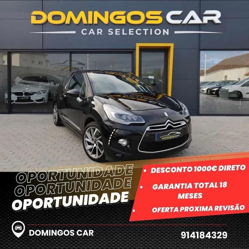 Preto Usado 2015 DS Automobiles DS3 | € 11.750 (Preço justo) - Imagem 1/4