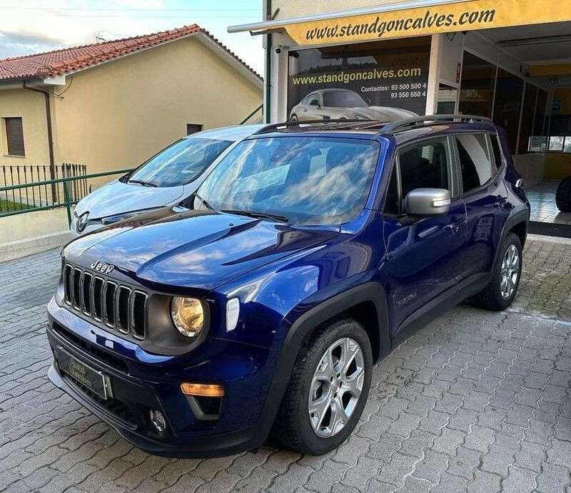 Azul Usado 2021 Jeep Renegade SUV | € 16.750 (Bom preço) - Imagem 1/4