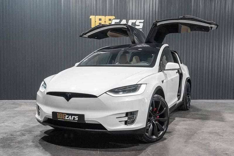Branco Usado 2017 Tesla Model X SUV | € 43.900 (Bom preço) - Imagem 1/4