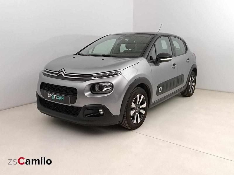 Cinzento Usado 2019 Citroën C3 Feel Citadino | € 11.750 (Preço justo) - Imagem 1/4