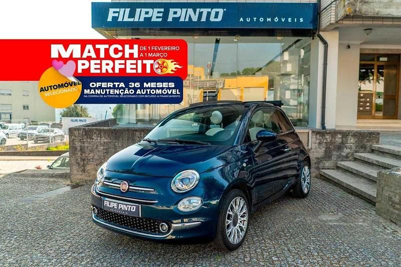 Usado Fiat 500C 70 HP (51 kW) 2020 Azul Cabrios