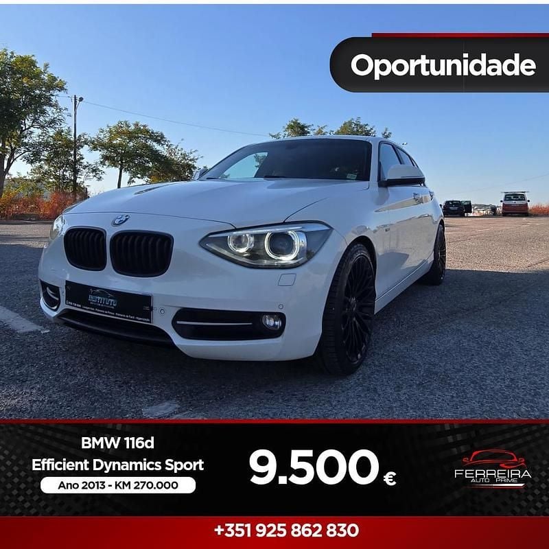 Branco Usado 2013 BMW 116 Citadino | € 9.500 (Preço justo) - Imagem 1/4