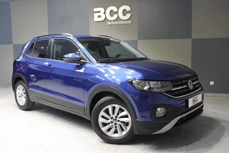 Azul Usado 2022 VW T-Cross Conceptline SUV | € 16.590 (Preço justo) - Imagem 1/4