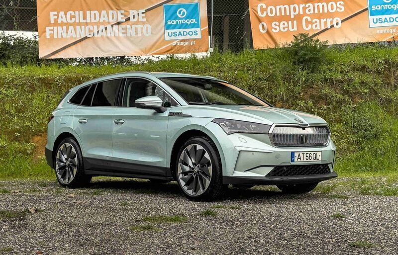 Verde Usado 2022 Skoda Enyaq iV SUV | € 38.990 (Preço elevado) - Imagem 1/4