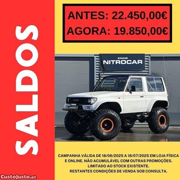 Branco Usado 1994 Toyota Land Cruiser SUV | € 19.850 - Imagem 1/1