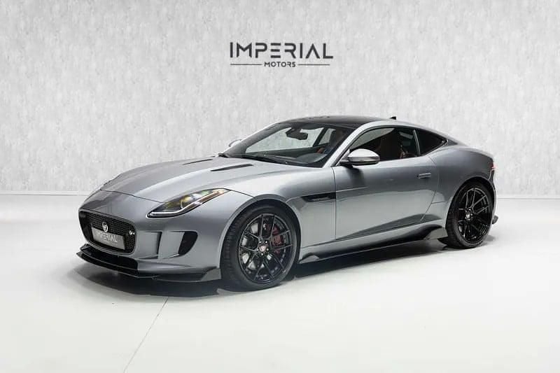 Cinza Usado 2015 Jaguar F-Type R Coupé | € 78.950 - Imagem 1/4