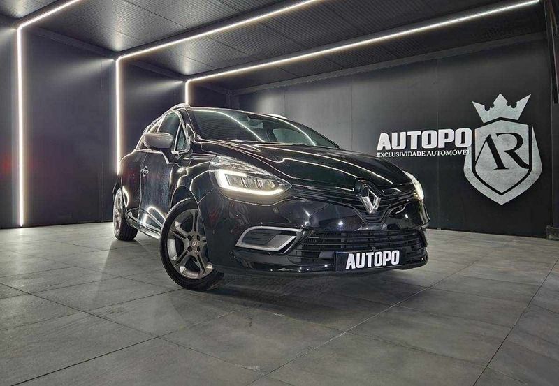 Preto Usado 2018 Renault Clio GrandTour GT-Line Carrinha | € 12.900 - Imagem 1/4
