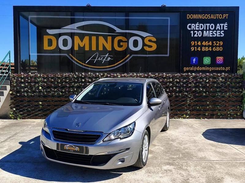 Cinzento Usado 2014 Peugeot 308 SW Carrinha | € 10.000 - Imagem 1/4