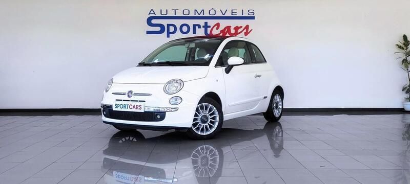 Branco Usado 2013 Fiat 500C Lounge Cabrios | € 9.950 (Preço justo) - Imagem 1/4