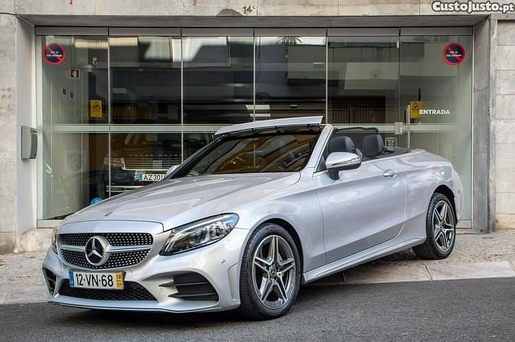 Usado Mercedes C200 AMG line 184 HP (135 kW) 2018 Cinza Coupé