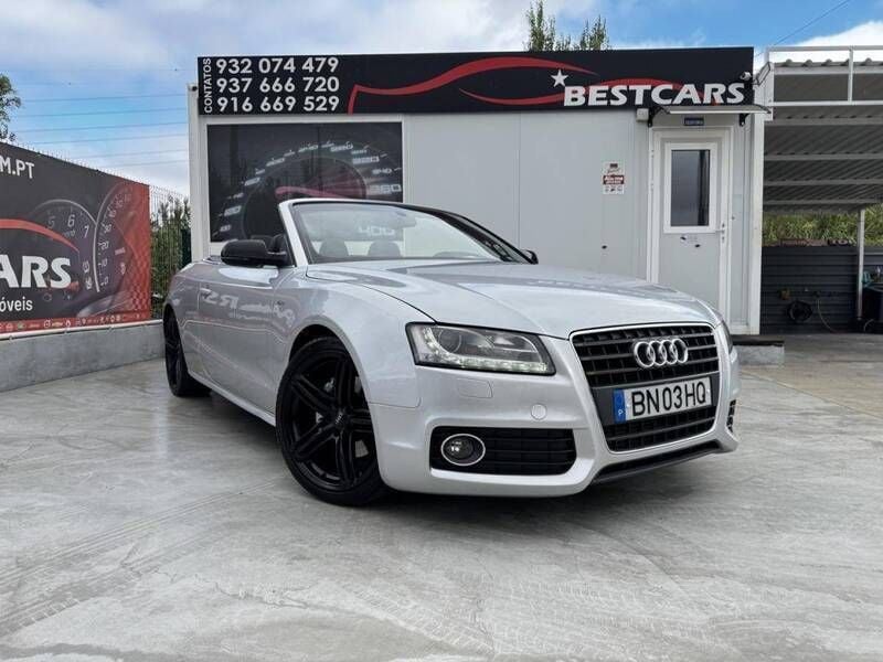 Cinzento Usado 2011 Audi A5 Cabriolet S-Line Cabrios | € 17.500 - Imagem 1/4