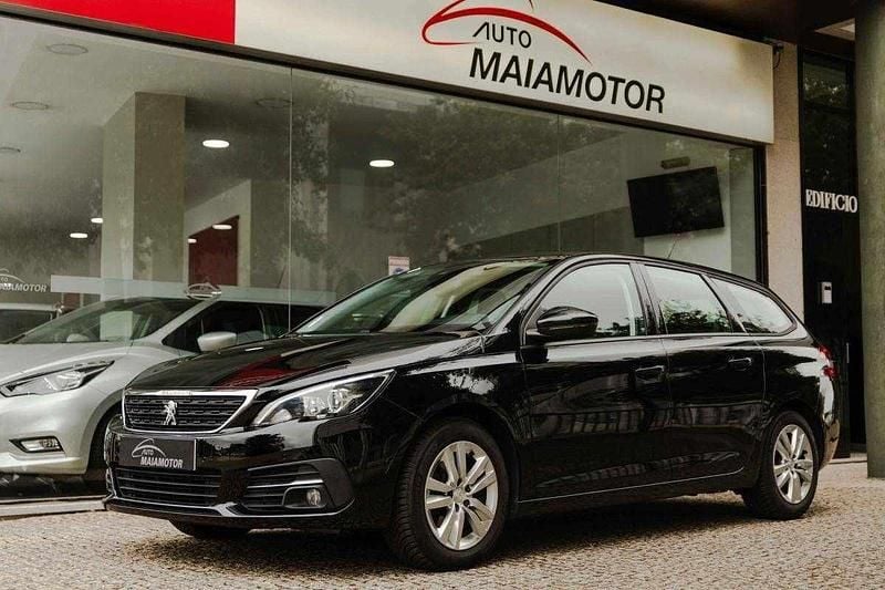 Preto Usado 2019 Peugeot 308 SW Style Carrinha | € 12.990 (Super Preço) - Imagem 1/4