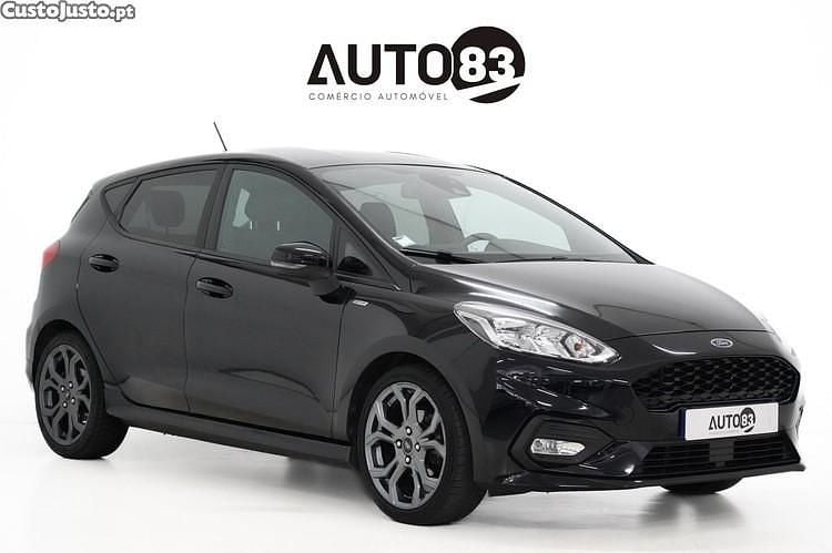Preto Usado 2019 Ford Fiesta ST-Line Citadino | € 12.990 (Preço justo) - Imagem 1/1