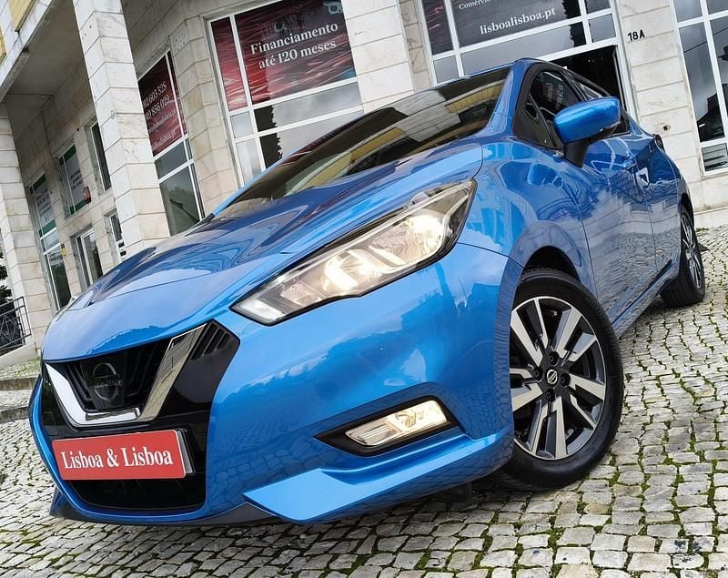 Usado Nissan Micra S 90 HP (66 kW) 2017 Azul perola