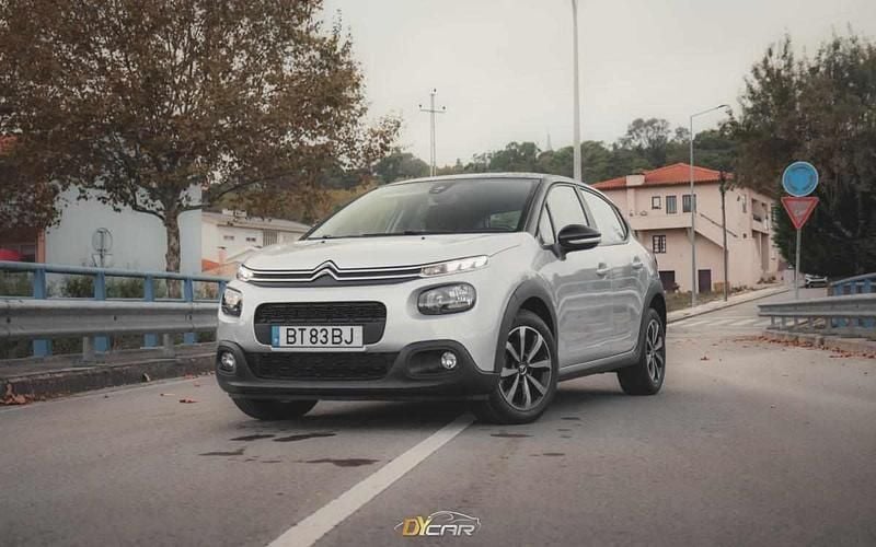Cinzento Usado 2017 Citroën C3 Citadino | € 12.900 (Preço elevado) - Imagem 1/4