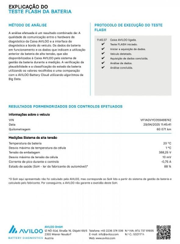 Usado Renault Zoe Life 64 kW (88 HP) 2018 Branco Citadino